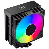 Radiator pendingin permainan, ESGAMING ODM OEM, Radiator pendingin udara 4 pipa panas, sinkronisasi ARGB dengan layar tampilan Digital untuk INTEL AMD