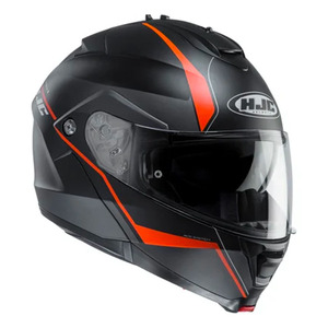 Casco Modulare Hjc Is-Max II Nero Arancione XS in Policarbonato per Moto - Product Image 1