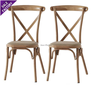 Silla Metálica Apilable de Alta Calidad para Restaurante, Silla Metálica Cruzada para Banquetes, Sillas Doradas para Eventos y Bodas - Product Image 1