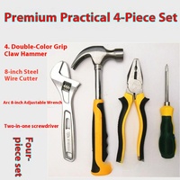 Kit d'outils compact pour les voyages-Mini étui de transport, outils essentiels pour le camping, les dortoirs et les réparations d'urgence