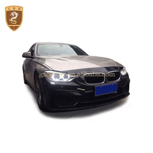 Per Bnw serie 3 F30 F35 aggiornamento a M4 Style paraurti per auto minigonne laterali materiale Pp Kit corpo largo - Product Image 4