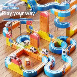 Ensemble <span class=keywords><strong>de</strong></span> train magnétique en gros - Jouet <span class=keywords><strong>de</strong></span> construction STEM avec effet <span class=keywords><strong>de</strong></span> mouvement flottant pour <span class=keywords><strong>enfants</strong></span> <span class=keywords><strong>de</strong></span> 3 à 8 ans - Product Image 2