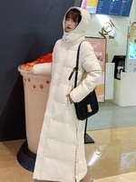 Manteau long matelassé pour femme 2026 avec capuche en fausse fourrure, grande taille, veste d'hiver rembourrée en coton, parka épaisse et chaude, prix d'usine