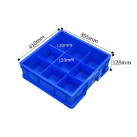 450 Grandes Boîtes Solides à 8 Compartiments en Plastique Recyclable pour Usage Industriel – Rangement Multi-Compartiments pour Pièces