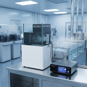 Máquina de Limpieza Ultrasónica para Piezas de Semiconductores, Limpieza de Obleas de Cuarzo, Alta Frecuencia 80-200kHz, Sistema Megasonic para Cuartos Limpios - Product Image 6