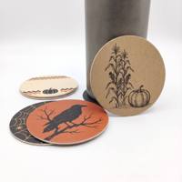 Sous-verres en carton écologique personnalisés, sous-verres absorbants en papier pour bière avec logo imprimé, sous-verres pour boissons en gros