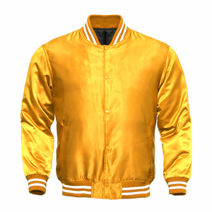 Sialkot-chaqueta amarilla de satén 2021 poliéster, personalizada, venta al por mayor, hecha en Pakistán, 100% - Product Image 5