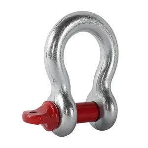 High Strength Galvanized Straight D Shackle For Lifting