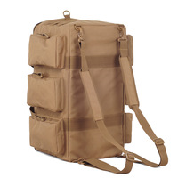 Sac à dos de randonnée BURAQ A8 grande capacité 50L en tissu Oxford, style tendance, sac à roulettes tactique pour trekking, voyage et camping