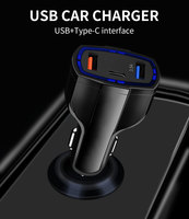 Chargeur de voiture QC3.0 PD, chargeurs pour téléphones portables, chargeur de téléphone portable Oraimo, adaptateur type C USB C, chargeur de voiture rapide pour téléphone portable