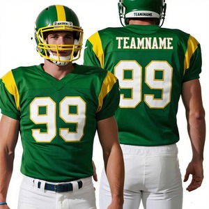 Ensembles d'équipe d'entraînement pour jeunes entièrement personnalisés Kits de <span class=keywords><strong>cricket</strong></span> Uniformes de football américain de la ligue professionnelle à impression par sublimation - Product Image 5