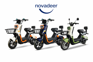 Trottinette électrique à deux roues Novadeer <span class=keywords><strong>Kiwo</strong></span> Style Sk8, vélo électrique intelligent numérique 48V pour adultes, cadre en acier haute teneur en carbone à 3 vitesses - Product Image 5