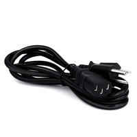 Câble d'alimentation électrique C13 à 3 broches US, cordon CA 3 broches USA, cordon d'alimentation C13 US