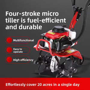 Mini-motoculteur à essence efficace pour petits jardins et fermes familiales, léger et motorisé pour le désherbage et l'aération du sol GT-J02 Mi - Product Image 1