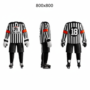 Uniforme de hockey sur glace personnalisable en gros, respirant, grande taille, imprimé, avec logo, couleurs et tailles sur mesure - Product Image 1