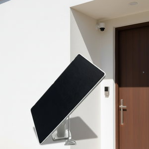 Panneau solaire ETFE IBC 10W 5V 5.7V avec câble Type-C de 2m, montage mural, étanche IP66, utilisation extérieure, alimentation pour caméra de sécurité, sonnette de porte - Product Image 1