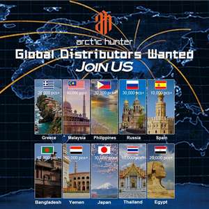 Borsa a tracolla Arctic Hunter Fashion impermeabile e leggera da uomo, antifurto, con logo, nera - Product Image 6