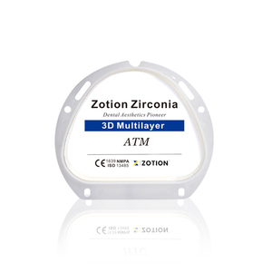 Disco in <span class=keywords><strong>Zirconia</strong></span> Multistrato 3D ZOTION ad Alta Traslucenza, Blocco di <span class=keywords><strong>Zirconia</strong></span> - Product Image 4