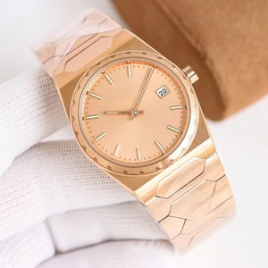 Reloj Mecánico Automático Clásico y Elegante con Caja de Acero Inoxidable en Oro Rosa y Visualización de Fecha para Hombre y Mujer - Product Image 4
