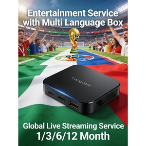 Servicio de Entretenimiento IPTV 4K Multilingüe en Caja - Product Image 1