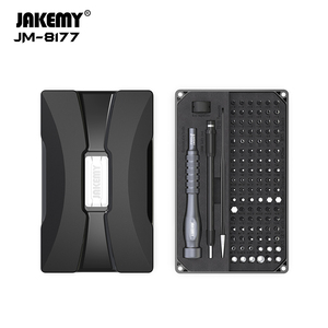 Kit d'outils <span class=keywords><strong>de</strong></span> réparation portable DIY pour téléphone, ordinateur portable et console <span class=keywords><strong>de</strong></span> <span class=keywords><strong>jeu</strong></span>, <span class=keywords><strong>avec</strong></span> embouts magnétiques <span class=keywords><strong>de</strong></span> précision 106-en-1, modèle JM-8177, en plastique OEM - Product Image 5
