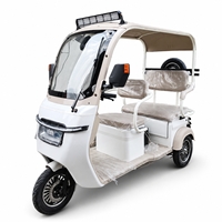 Véhicule électrique à 3 roues ouvert SumEV Go Grocery Shopping 3 places, 1200W, éclairage LED, homologué CEE, autonomie 50-70 km, conduite familiale