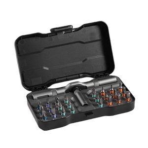 Juego de Destornilladores de Torque Multiusos de Aleación 24 en 1 RS1 con Llave de Trinquete de Acero, Magnético, para Bricolaje, Uso Diario, Multifuncional, <span class=keywords><strong>Obeng</strong></span> OEM - Product Image 4