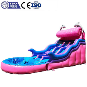 Pack gonflable de glissière d'eau de bâche de PVC bon marché 12M hauts <span class=keywords><strong>toboggan</strong></span> d'eau de <span class=keywords><strong>vacances</strong></span> de robot gonflable pour la <span class=keywords><strong>piscine</strong></span> in Ground - Product Image 3