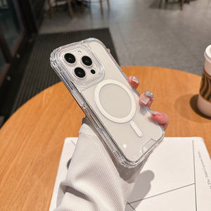 Funda Protectora para Teléfono TPU PC 360 para iPhone 16 Pro Max, Híbrida 3 en 1, Magnética, Transparente, para iPhone 15 14 13 12 - Product Image 5