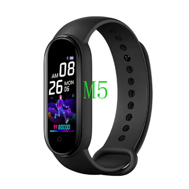 New design m5 wristwatch smart band 5 fitness tracker bracelet heart rate wrist watch M5