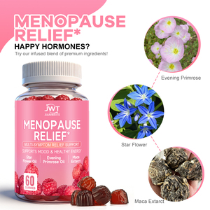 Gomitas para el Alivio de la Menopausia, Suplementos para Mujeres que Acompañan las Súbitas Afloraciones de Calor y Sudores Nocturnos - Product Image 4
