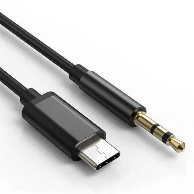 CE Factory Type-C to Audio Aux Cable Type-C to 3.5mm Jack Music Cable  Wire Cord for Microphone Headphone Headset Stereo Speaker