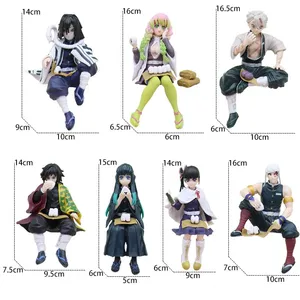 <span class=keywords><strong>Nouilles</strong></span> Onigiri dessin animé modèle Kimetsu No Yaiba figurines assis démon tueur Anime figurines - Product Image 4