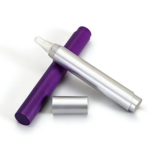 Bolígrafo cosmético recargable color marfil de 6 ml, tipo pulsador de plástico con punta de bola para envasar aceite labial y crema para ojos. - Product Image 3