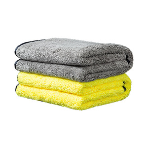 Toalla de microfibra de lana coral para lavado de autos, paño de limpieza de color sólido, súper absorbente y grueso, para el cuidado del automóvil - Product Image 3