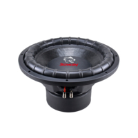 Subwoofer de compétition à double bobine de 15 pouces, 2500W, longue durée de vie, enceintes professionnelles d'extérieur