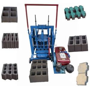 Small 2-45 Mobile <strong>Cement</strong> Concrete Brick <strong>Machine</strong> For Construction Work Diesel Brick Making <strong>Machine</strong> - Product Image 1