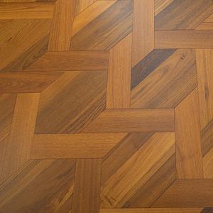 Suelos <span class=keywords><strong>de</strong></span> <span class=keywords><strong>Madera</strong></span> <span class=keywords><strong>de</strong></span> Teca <span class=keywords><strong>de</strong></span> Ingeniería Artística con Diseño <span class=keywords><strong>de</strong></span> Nudo Chino Tradicional - Parqué Personalizado para Proyectos <span class=keywords><strong>de</strong></span> Interiores Culturales - Product Image 2