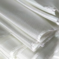 E-tissu de fibre de verre de verre tissé itinérant en armure toile pour bateau et planche de surf