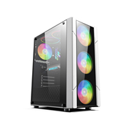 WANKANG Support OEM/ODM Personnalisation Nouveau Style Mid Tower PC Case Alliage d'aluminium ATX M-ATX Ordinateur Gaming Usage bureau/maison
