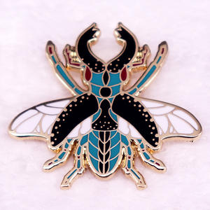 เข็มกลัดแมลงเต่าทองที่กำหนดเองได้เข็มกลัดด้วงที่สวยงามสะสม - Product Image 1