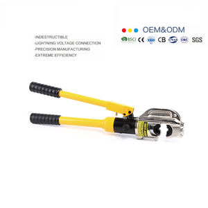 Outils de sertissage hydrauliques à pompe à deux vitesses de 32 mm à course de bélier de conception compacte HHY-400B avec tête de sertissage C - Product Image 1