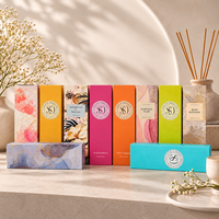 Boîte personnalisée pour diffuseur de parfum à bâtonnets, emballage de bouteille de parfum, boîte en papier imprimée couleur, emballage cadeau de luxe, usine OEM