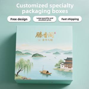 Personalización de cajas de regalo de jamón Zhejiang Tengxiangge, cajas de embalaje de alta gama para especialidades regionales, personalización creativa de cajas de regalo. - Product Image 1