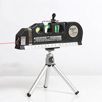 Règle de mesure horizontale et verticale multifonctionnelle, standard et métrique, télémètre, niveau laser