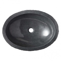 Comptoirs de lavabo en granit Pebble pour salle de bain, lavabo en granit de qualité supérieure pour jardin et extérieur