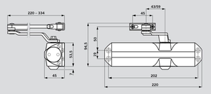 Chiudiporta Automatico Dorma TS 68 per Porte Basculanti al Miglior Prezzo Online - Product Image 4