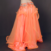 Livraison Gratuite Nouvelles Jupes Enveloppantes de Danse du Ventre pour Femmes et Filles, Tenue de Danseuse Orientale Sexy, Robe d'Entraînement pour Spectacles Scéniques