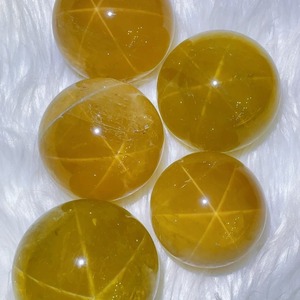 Pierres de guérison naturelles, boule de citrine jaune citron, sphère de cristal polie, boule de citrine pour la décoration - Product Image 4