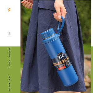 Bouteille d'eau de sports de plein air à isolation thermique en acier inoxydable de grande capacité avec infuseur à thé bouteille portable tasse de dinosaure - Product Image 5